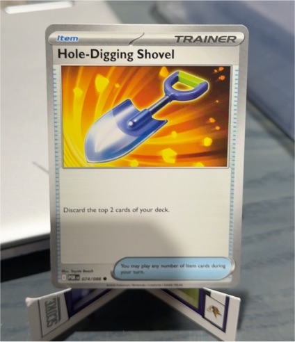2026 Pokémon Perfect Order #074 Hole-Digging Shovel — front