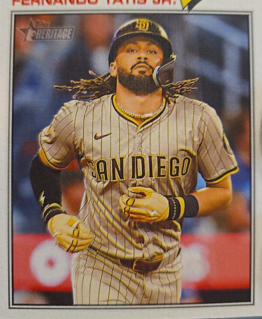 2026 Topps Heritage #322 Fernando Tatis Jr. — front