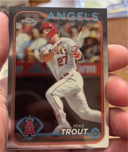 2024 Topps Chrome #200 Mike Trout — front