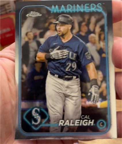 2024 Topps Chrome #119 Cal Raleigh — front