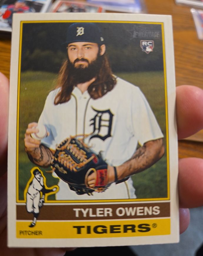 2025 Topps Heritage High Number #522 Tyler Owens — front