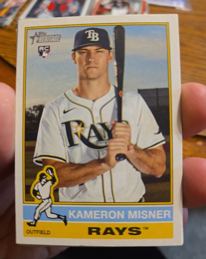 2025 Topps Heritage High Number #579 Kameron Misner — front