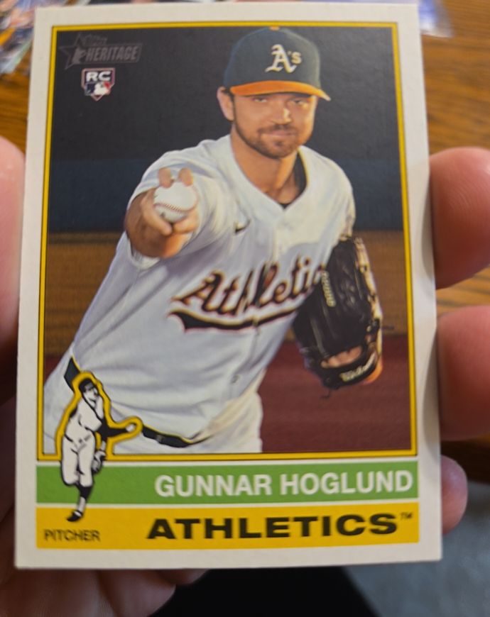 2025 Topps Heritage High Number #645 Gunnar Hoglund — front