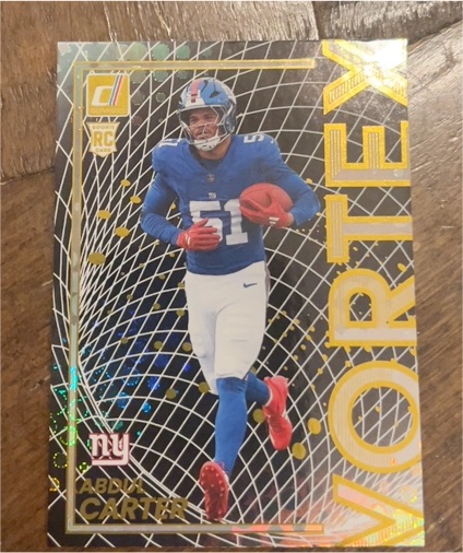 2025 Panini Donruss Vortex #11 Abdul Carter — front