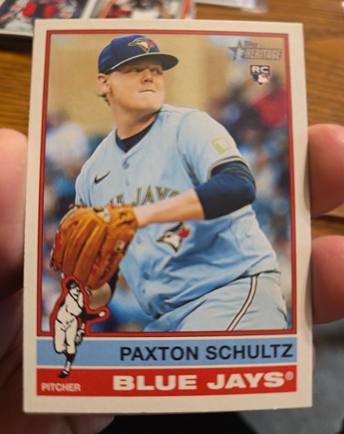 2025 Topps Heritage High Number #590 Paxton Schultz — front