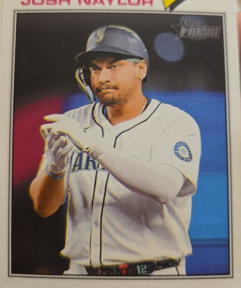 2026 Topps Heritage #129 Josh Naylor — front