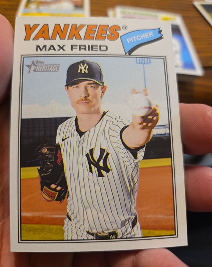 2026 Topps Heritage #130 Max Fried — front