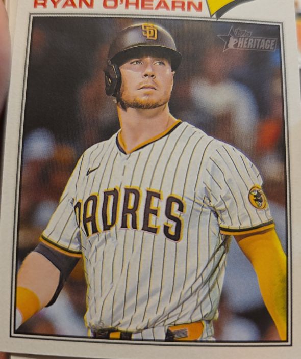 2026 Topps Heritage #215 Ryan O'Hearn — front