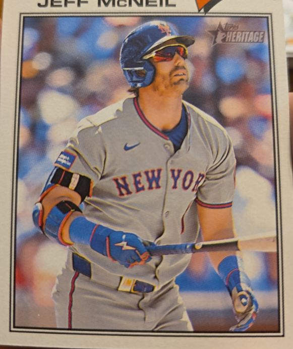 2026 Topps Heritage #54 Jeff McNeil — front