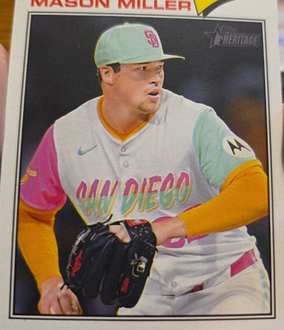 2026 Topps Heritage #65 Mason Miller — front