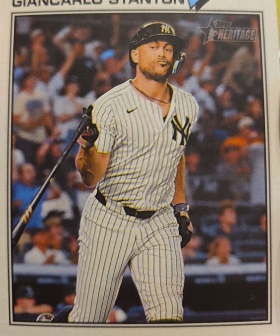 2026 Topps Heritage #250 Giancarlo Stanton — front