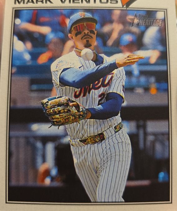 2026 Topps Heritage #77 Mark Vientos — front