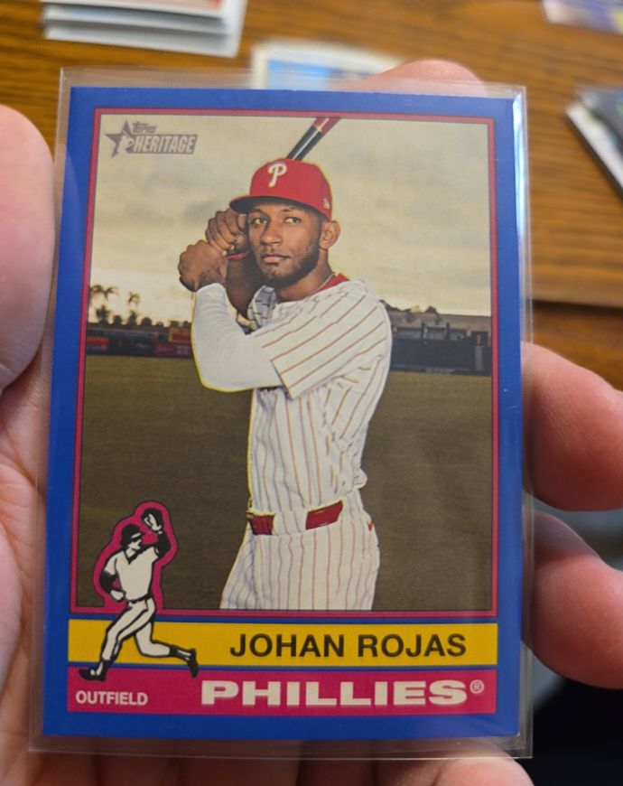 2025 Topps Heritage High Number #632 Johan Rojas — front