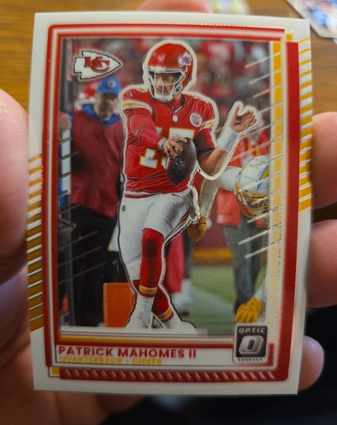 2025 Panini Donruss Optic #40 Patrick Mahomes II — front