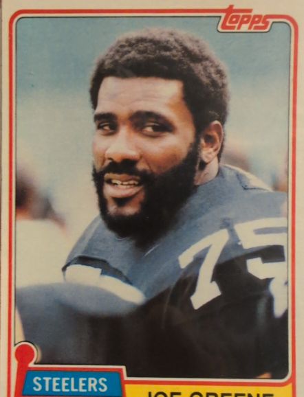 1981 Topps #495 Joe Greene — front