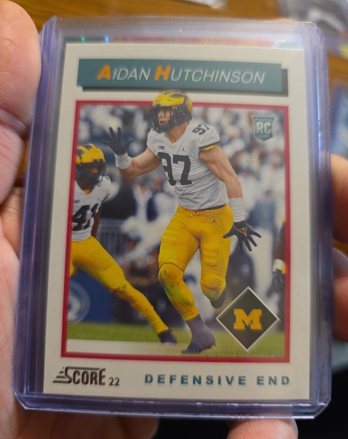 2022 Score #TB6 Aidan Hutchinson — front