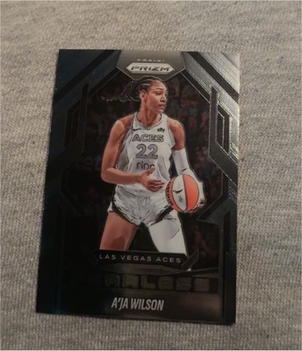 2025 Panini Prizm WNBA #3 A'ja Wilson Fearless — front
