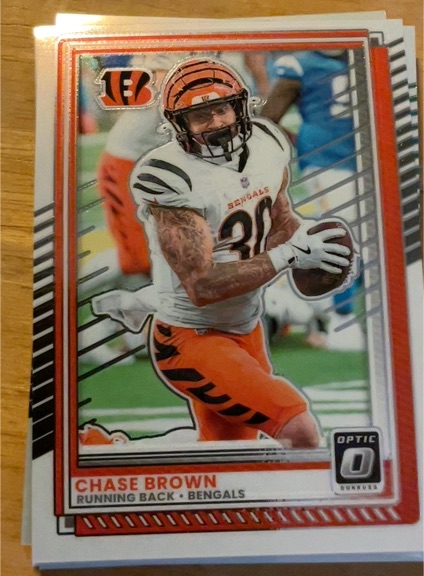 2025 Donruss Optic #197 Chase Brown — front