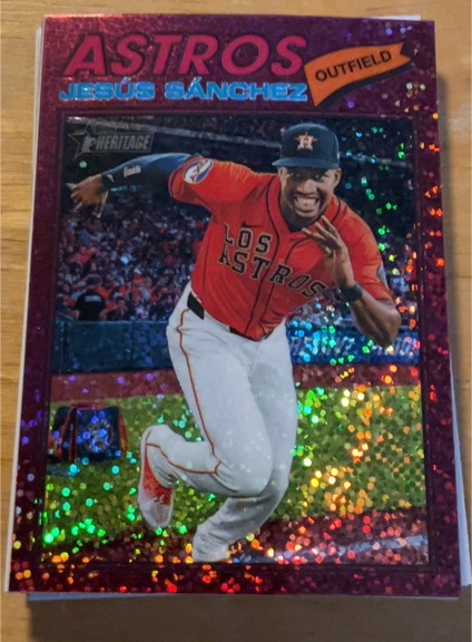2026 Topps Heritage #176 Jesús Sánchez — front