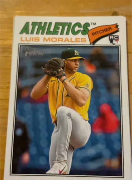 2026 Topps Heritage #67 Luis Morales — front