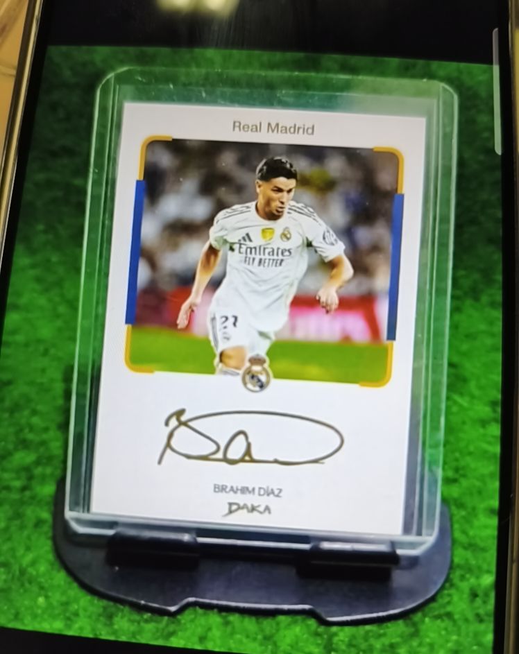 2025 Daka Top Audience Brahim Diaz Real Madrid — front