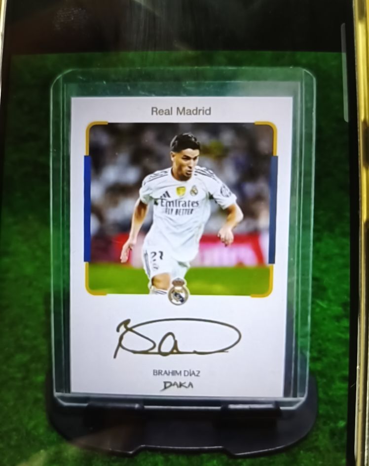 2024-25 DAKA Top Audience Brahim Diaz Real Madrid — front