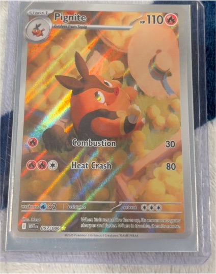 2025 Pokémon Scarlet & Violet #097 Pignite — front