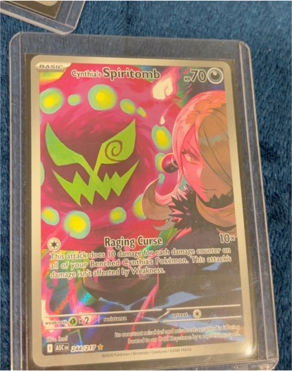 2026 Pokémon Ascended Heroes #244 Cynthia's Spiritomb — front