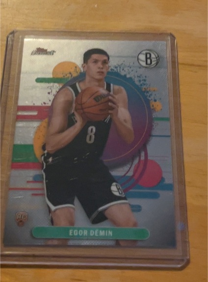 2025 Topps Finest #108 Egor Demin — front