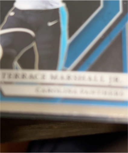 2021 Panini Chronicles #PB-13 Terrace Marshall Jr. Prizm Black — front