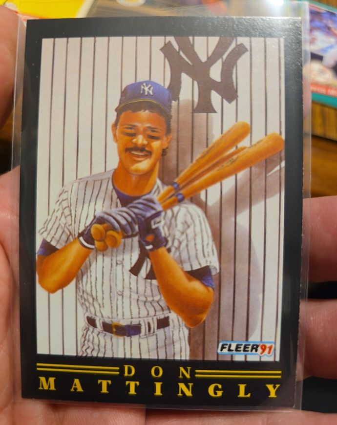 1991 Fleer #11 Don Mattingly Pro-Vision — front