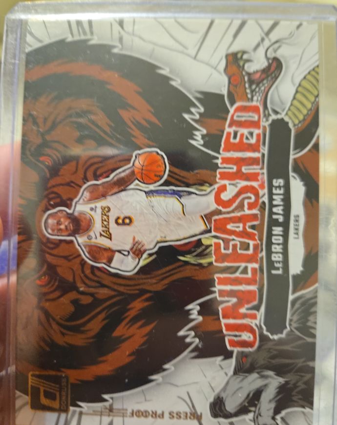 2023-24 Donruss Unleashed #1 LeBron James — front