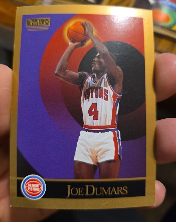 1990-91 Skybox #84 Joe Dumars — front