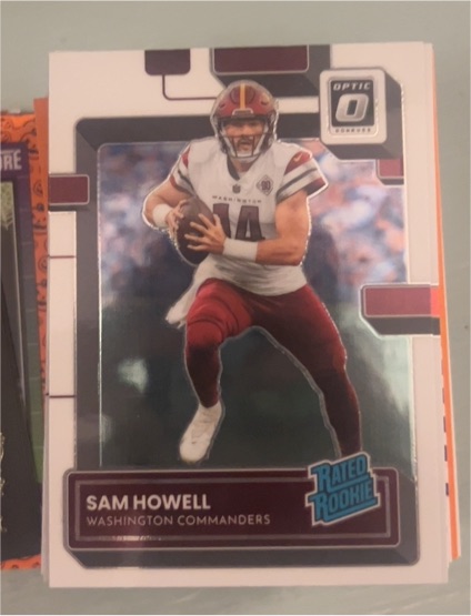 2022 Donruss Optic #205 Sam Howell Rated Rookie — front