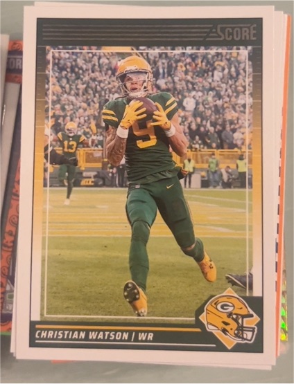 2024 Panini Score #104 Christian Watson — front