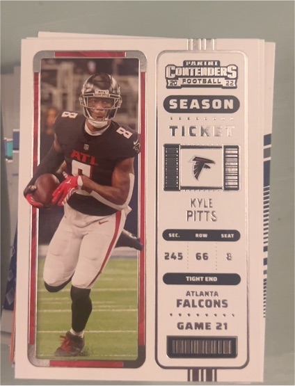 2022 Panini Contenders #9 Kyle Pitts Atlanta Falcons — front