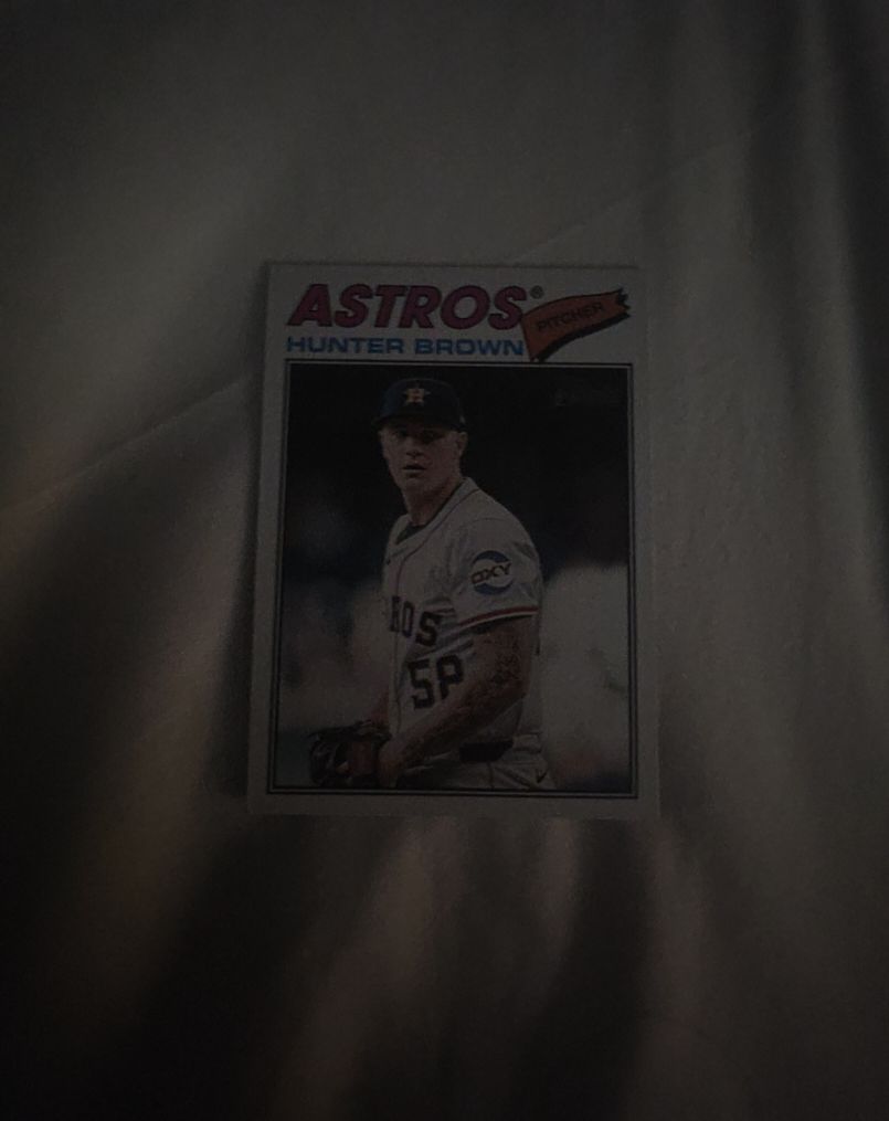 2026 Topps Heritage #170 Hunter Brown — front
