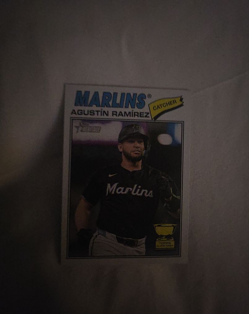 2026 Topps Heritage #13 Agustin Ramirez — front