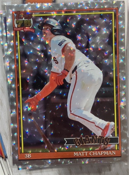 2026 Topps Series 1 #T91-80 Matt Chapman — front