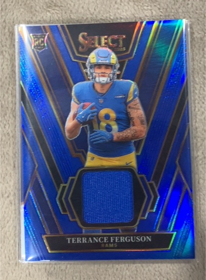2025 Panini Select Rookie Swatches #RSW-TFN Terrance Ferguson — front