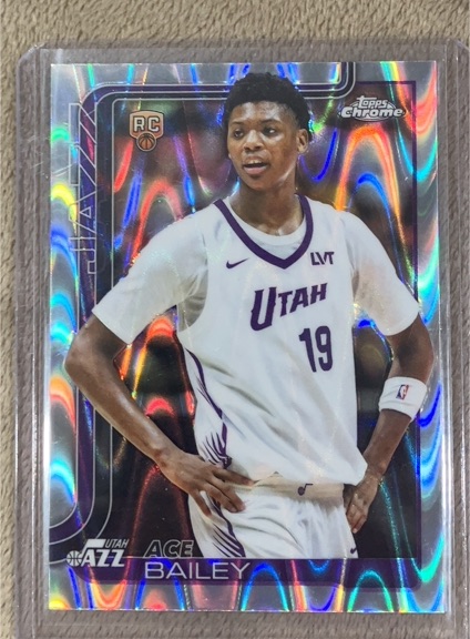 2025-26 Topps Chrome #255 Ace Bailey — front