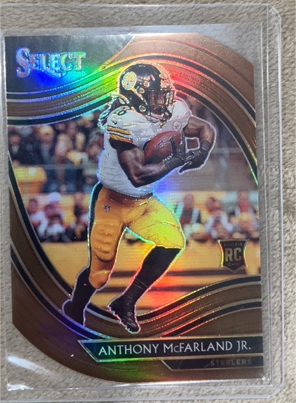 2020 Panini Select #381 Anthony McFarland Jr. — front