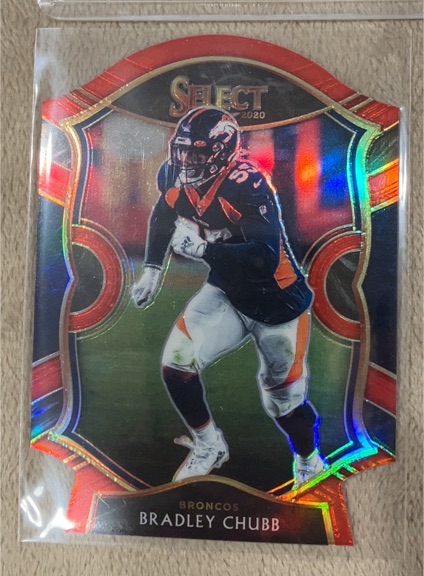 2020 Panini Select #34 Bradley Chubb — front