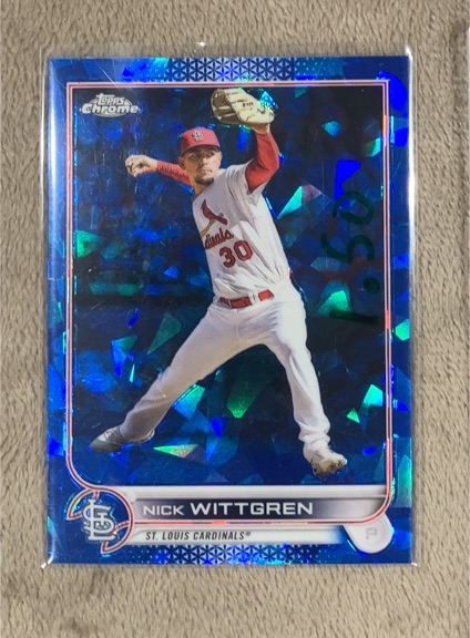 2022 Topps Chrome Update Sapphire #US202 Nick Wittgren — front