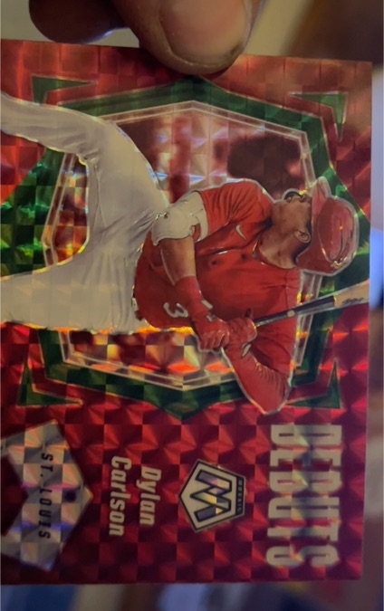 2021 Panini Mosaic #PD4 Dylan Carlson — front