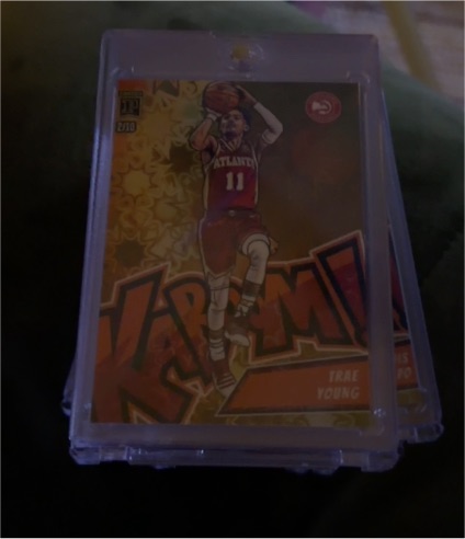 2022-23 Panini Crown Royale #3 Trae Young Kaboom SSP — front