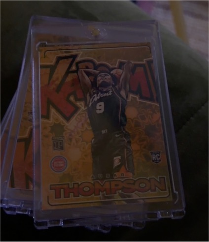 2023-24 Panini Crown Royale Kaboom #9 Klay Thompson Rookie — front