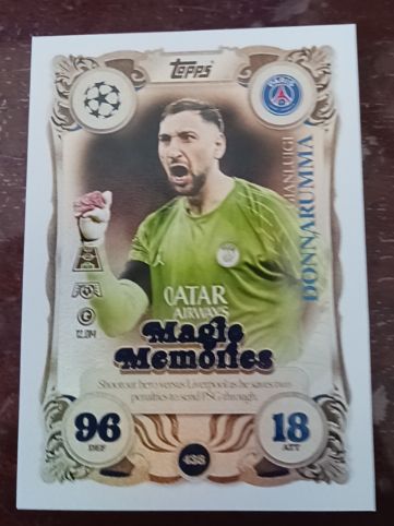 2025/26 Topps Match Attax UEFA #438 Magic Memories Gianluigi Donnarumma — front