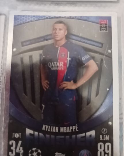 2023-24 Topps Match Attax #188 Kylian Mbappé Finisher — front