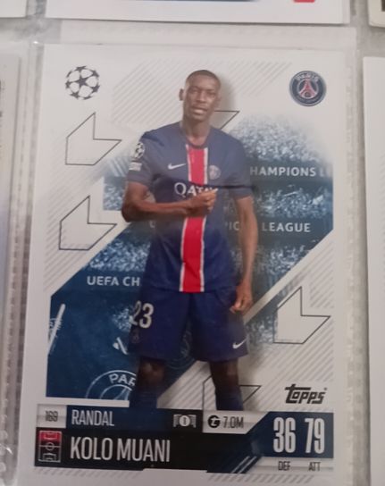 2023-24 Topps UEFA Champions League #189 Randal Kolo Muani — front